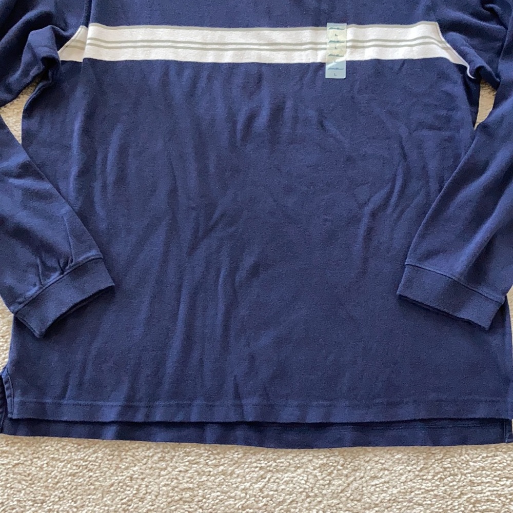 Men’s Eddie Bauer Long Sleeve V Neck Shirt - Picture 4 of 5